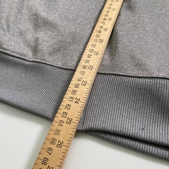 Hello Kitty Gray Hoodie XL By Sanrio 100% Polyester Tennis Print Front & Back - Picture 8 of 9